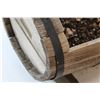 Image 3 : Wooden Barrell Shaped Planter 21'' x 12''