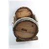 Image 4 : Wooden Barrell Shaped Planter 21'' x 12''
