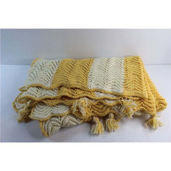 Knitted Afghan Blanket