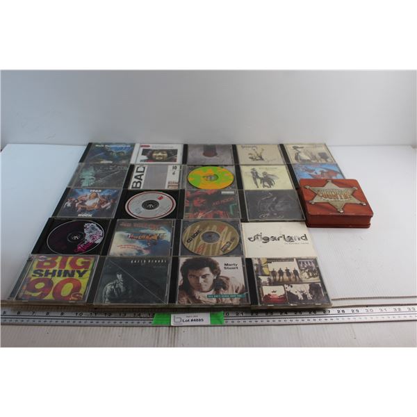 (23) Assorted CDs - 1965 Classic Rock, Big Shiny 90s and Sugar Land