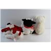 Image 4 : Dog, Bear and Cow Plush Toys