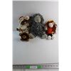 Image 1 : (4) Plush Toys - Bunny, Beaver and Sheep