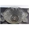 Image 5 : Glass Punch Bowl 12'', (7) Glass Cups and Plastic Ladle