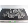 Image 1 : Serving Glass Tray, Creamer, Candy Bowl and Assorted Glassware