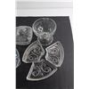 Image 3 : Serving Glass Tray, Creamer, Candy Bowl and Assorted Glassware