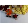 Image 4 : Porcelain Doll and (4) Assorted Plush Toys - Panda, Jelly Belly and Doll