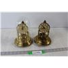 Image 1 : (2) Anniversary Clocks - One Missing Glass Case