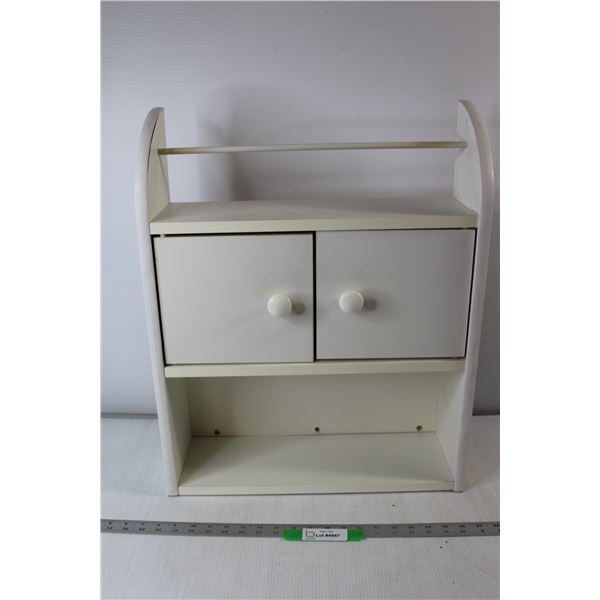 Bathroom Wall Cabinet w/ Towel Rod - 19" x 6" x 24" High