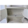 Image 3 : Bathroom Wall Cabinet w/ Towel Rod - 19" x 6" x 24" High