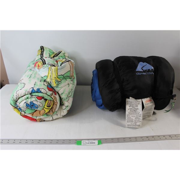 Ez Glider Ozark Trail Sleeping Bag, Smurfs Sleeping Bag