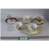 Image 1 : (5) China Tea Cups - One Missing Saucer
