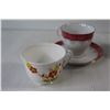 Image 2 : (5) China Tea Cups - One Missing Saucer