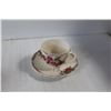 Image 6 : (5) China Tea Cups - One Missing Saucer