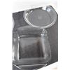 Image 3 : Glass Casserole Dish, (3) Glass Pie Dishes