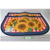 Image 1 : (2) American Spectrum Accent Mats 360 Sunflower