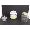 Image 1 : (2) Cookie Jars, Sugar Dish