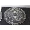 Image 3 : (4) Glass Platters Serving Trays