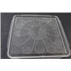 Image 5 : (4) Glass Platters Serving Trays