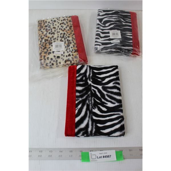 (3) Animal Print Notebooks