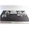 Image 1 : (4) Glass Lids, Cheese Dish, Glass and Ash Tray