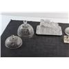 Image 3 : (4) Glass Lids, Cheese Dish, Glass and Ash Tray