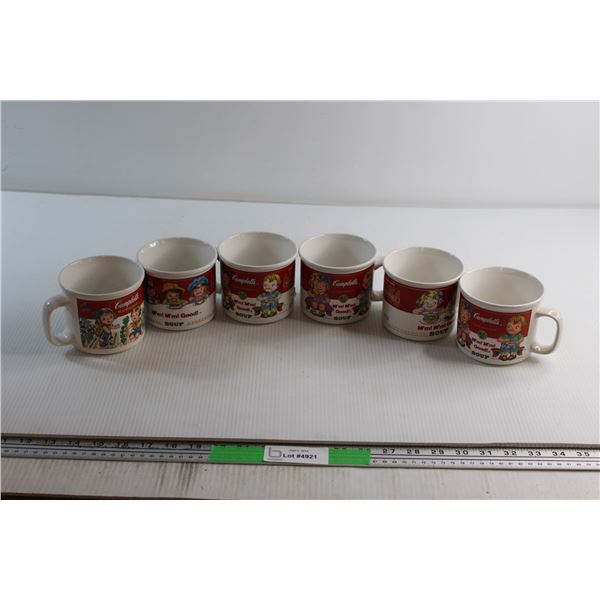 (6) Campbell's Ceramic Soup Mugs