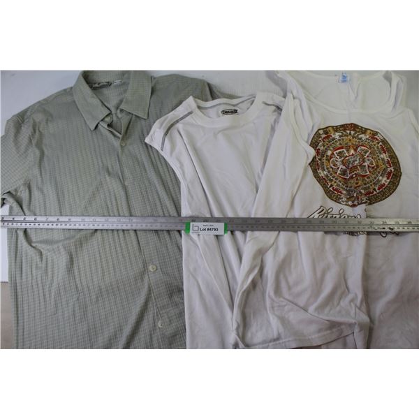 Quick Silver Shirt (size XL) - (2) Cut-off T-Shirts - Cariloha - Riviera Maya (sizes 2XL - XL)
