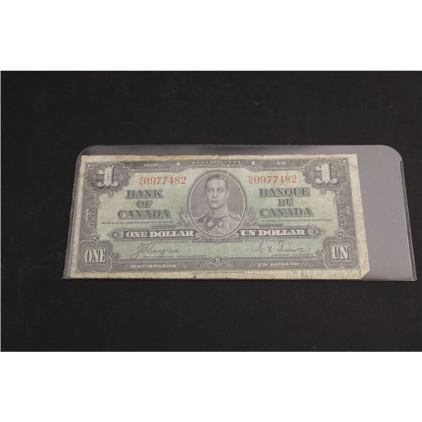 Canadian $1 Bill-1937