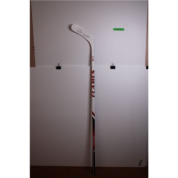 * Signed Calgary Flames Hockey Stick