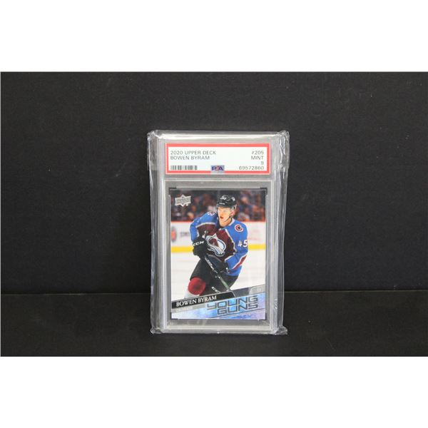 2020 Upper Deck #205 Bowen Byram PSA Score 9