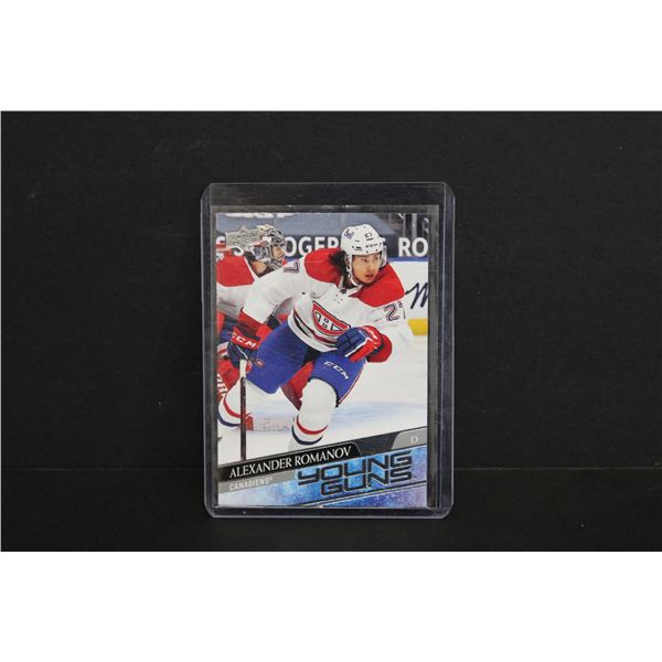 Upper Deck 2020-21 Young Guns Alexander Romanov Rookie Card