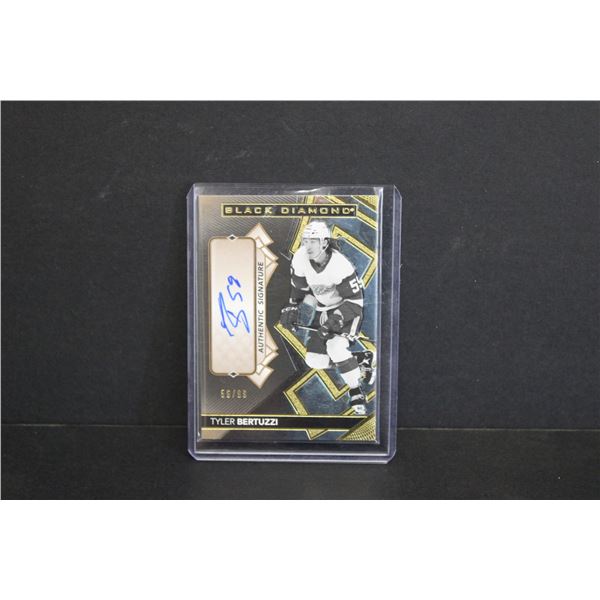 Upper Deck 2020-21 Black Diamond Tyler Bertuzzi Autograph Card - 56/99