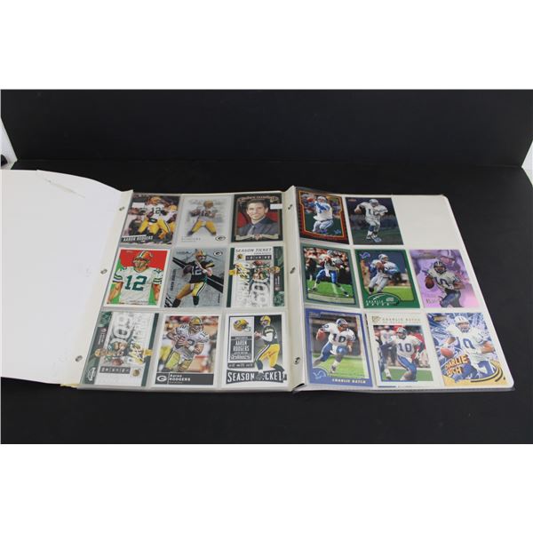 (2) Booklets of Football Cards - Aaron Rodgers and Charlie Batch