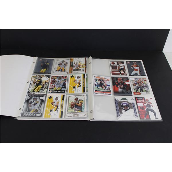 (2)Booklets of Football Cards - Ben Roethlisberger and Andy Dalton