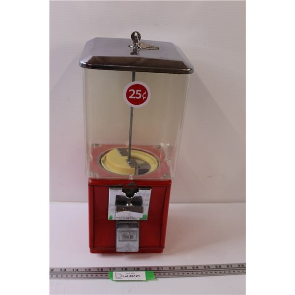 Candy Machine Dispenser, has Keys - 17.5" x 8"