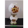 Image 1 : Vintage Milk Glass Lamp - 16'' Tall X 8'' Wide - As Is