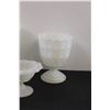 Image 2 : (5) Milk Glass Vases