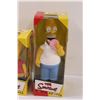 Image 2 : Homer & Bart Simpson Nodders (Bobbleheads - NIB) & Simpsons Wallet (Appears New)