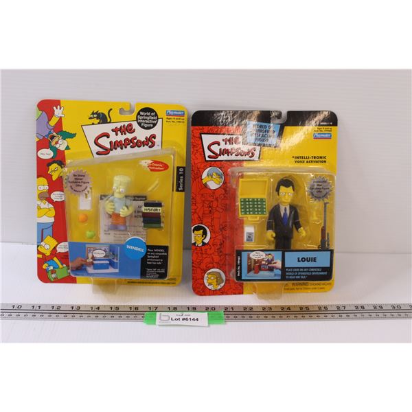 (2) Simpsons Figures Louie & Wendell - NIB
