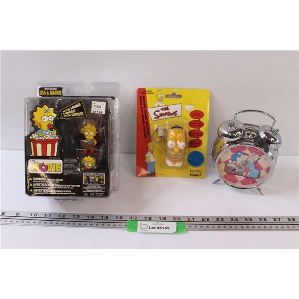 The Simpsons Figures & Clock Stand May Need Repair