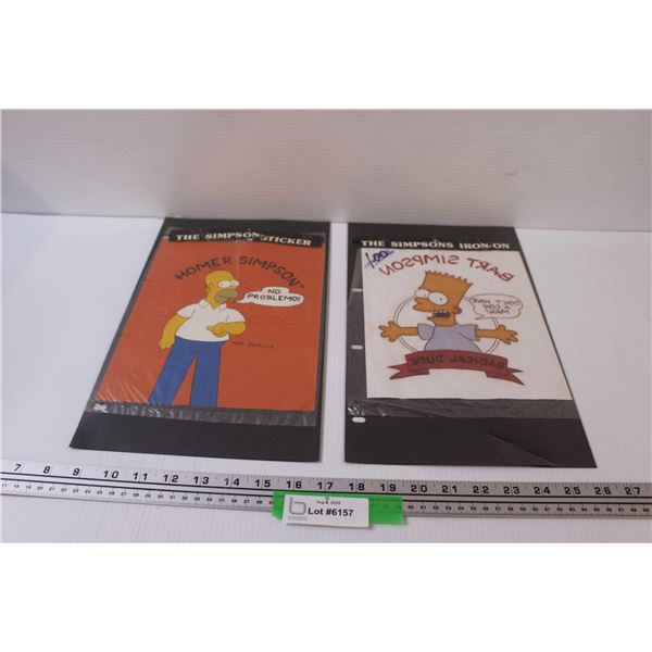 The Simpson Sticker, Iron On 8'' X 10''