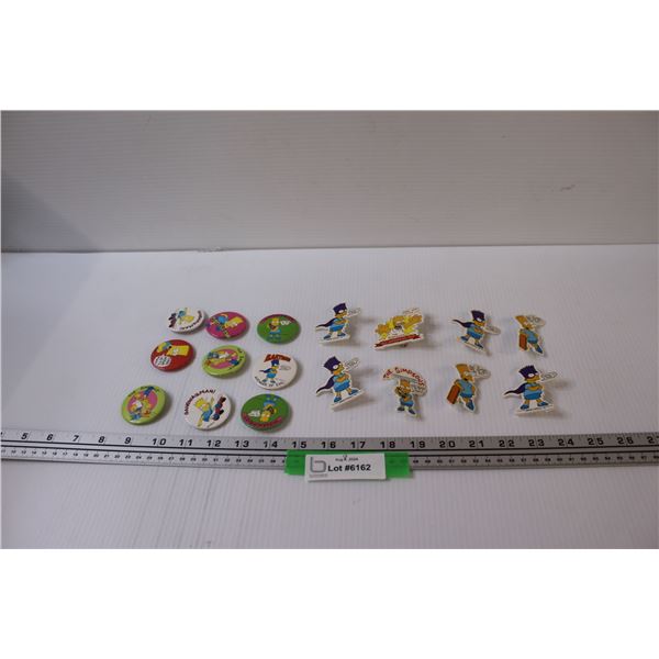 (17)The Simpsons Pins