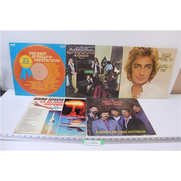 (5) Records : The Nitty Gritty Dirt Band, Barry Manilow, Sound Effects U.S. Air Force