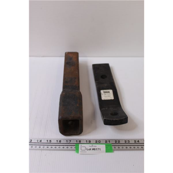 (2) Trailer Hitches - 11'', 12''
