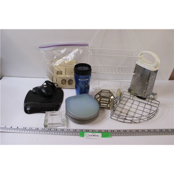 Lot Travel Mug With Lid Mouse, Outlet  Covers,& Misc.