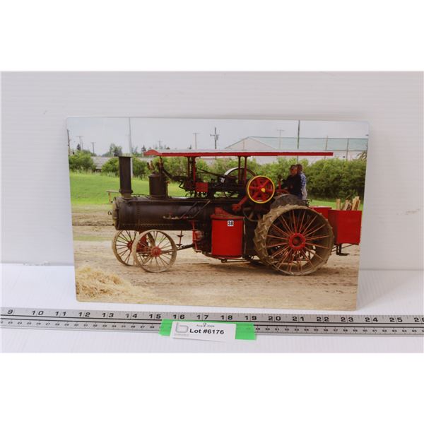 1916 Waterloo Steam Tractor Picture 12'' X 8''