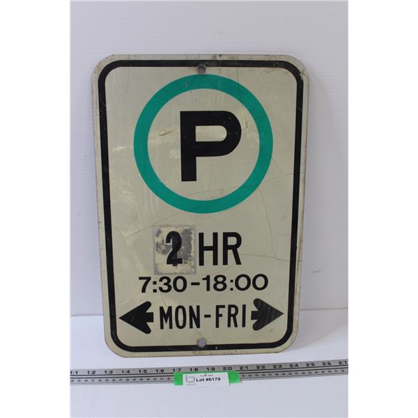 Parking Sign 12'' X 18''