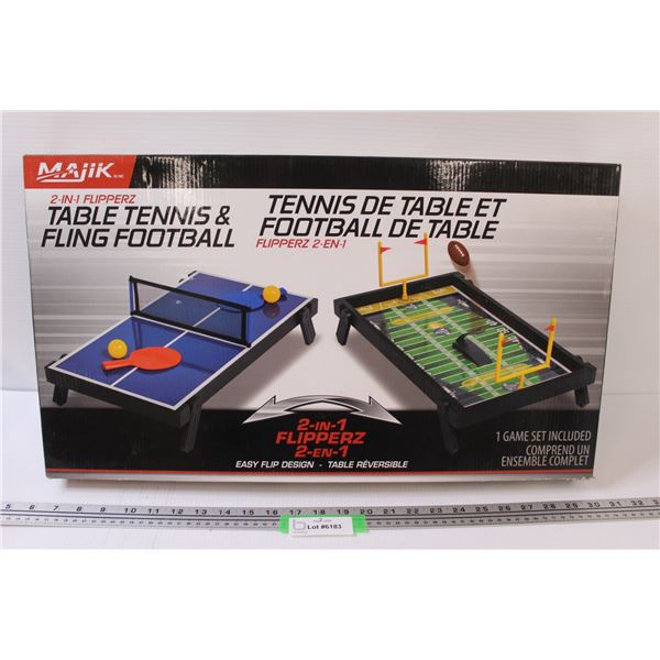 Table Tennis & Fling Football - As is