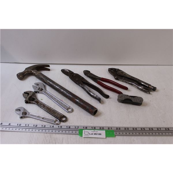 Metal Hammer & Ten Snips & Alian Keys & Pliers