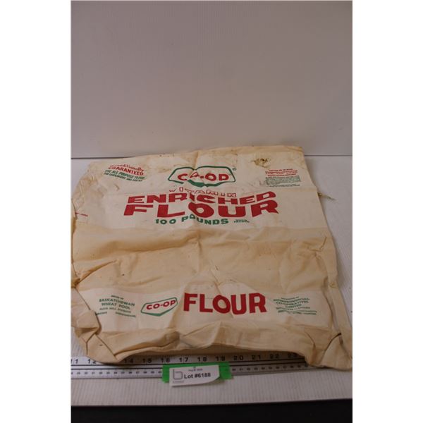 Co-op Sask Wheat Pool Flour Sack 21'' X 32''